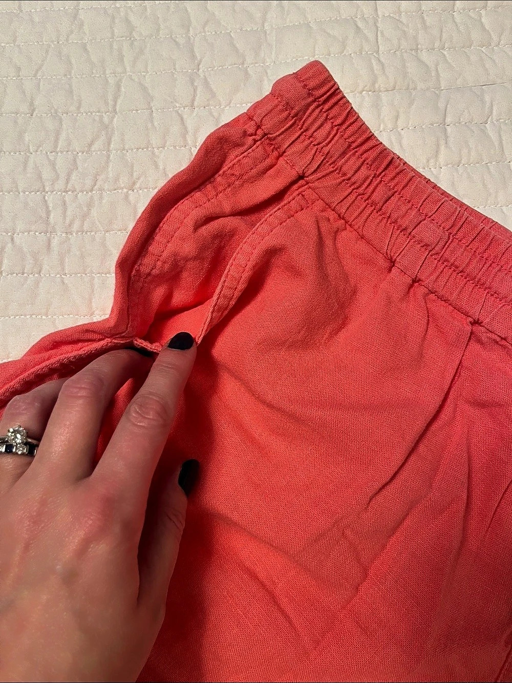 J.Crew Eyelet Pull On Drawstring Shorts - Picture 6 of 9